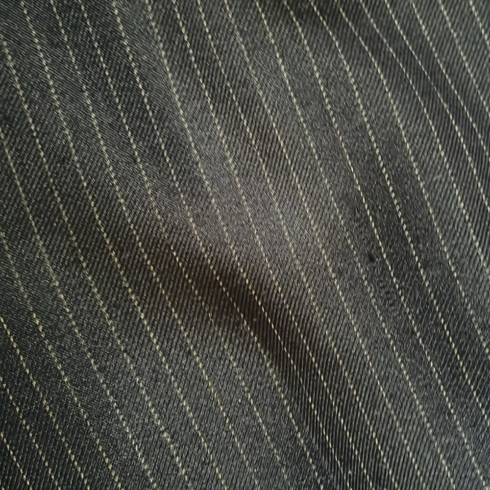Vintage Navy Wool Pinstripe Trousers - Picture 8 of 16